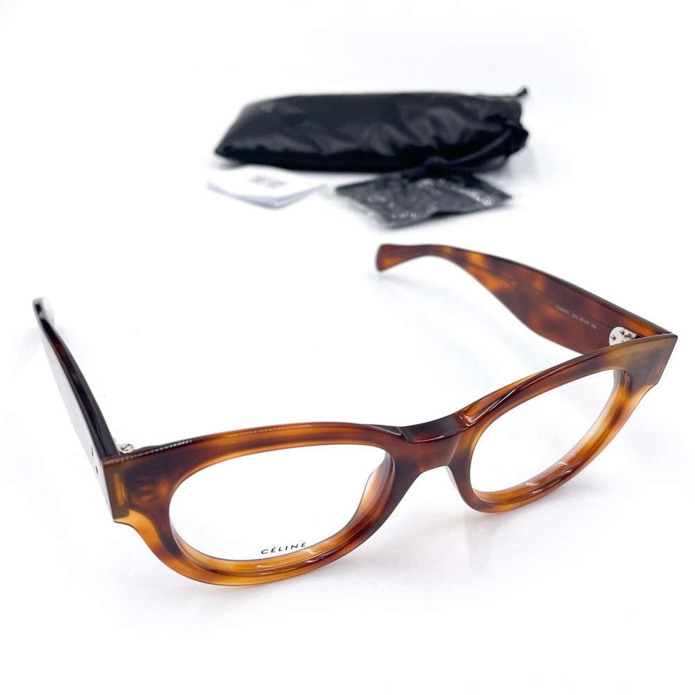 Celine Eyeglasses Frames Tortoise Shell‎ Cat Eye … - image 1